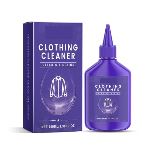 Enzyme Laundry Stain Remover, 100ML, Schnellwirkender Fleckenspray für Babykleidung & Textilien, Entfernt hartnäckige Flecken wie Gras, Obst, Öl & Blut, Effektiv ohne Chlor und Bleiche