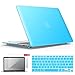 iBenzer Macbook Air 13" Plastic Hard Case, Keyboard Cover, Screen Protector, Sky Blue