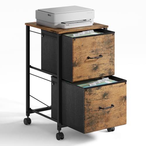 DEVAISE 2-Drawer Rolling Printer Stand
