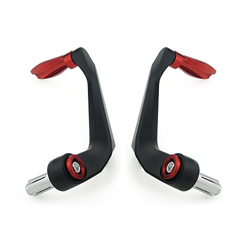 Heinmo Universal 100% Aluminum Brake Clutch Lever Handguards Protector Hand Guard For Motorcycle Racing Dirt Bike Hand Guards 22Mm For Suzu' Kawa' Z1000 Yama' #TOP5