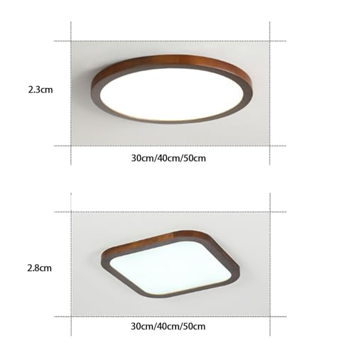 Lampe de plafond avec télécommande dimmable 2700K-6500K moderne - 6