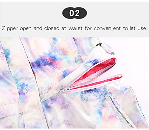 Hotian Women Ski Suits One Piece Jumpsuits Overalls Winter Outdoor Snow Suits Waterproof Snowboard Jacket (M, S4) #TOP3