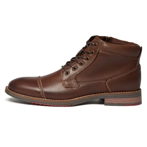 Image of Arkbird Men's Dress Boots Genuine Leather Cap Toe Ankle Boot with Side Zipper for Casual Business Formal Wear