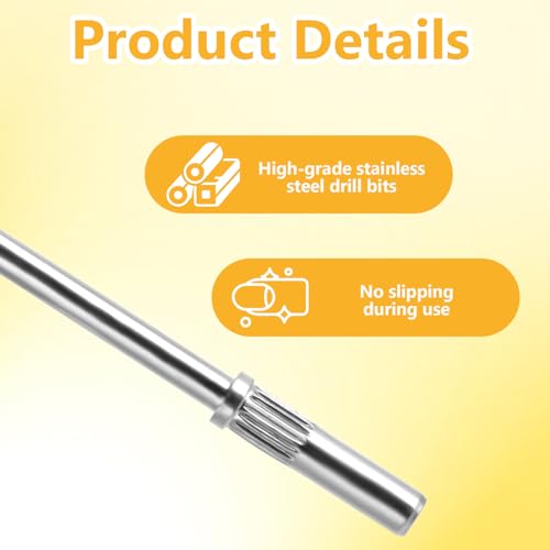 80 Pcs Nail Drill Bit Small Sanding Bands for Nail Drill Nails Sanding Drills Bits Set including 5.2mm Mini Mandrel Bit 180 Grit Sand File for Nails Tech Must Haves (White) - Image 4