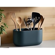 2 B&ouml;lmeli Modern Mutfak Eşyası Tutucu &ndash; Masa&uuml;st&uuml; ve Tezg&acirc;h D&uuml;zenleyici, Şık Organizer Modern kitchen utensil holder with 2 compartments