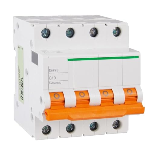 Disjoncteur miniature 40A type C triphasé 4P interrupteur air protection fuite 400V - 2