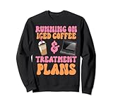 Eiskaffee und Behandlungspläne niedliche Beratung Sweatshirt