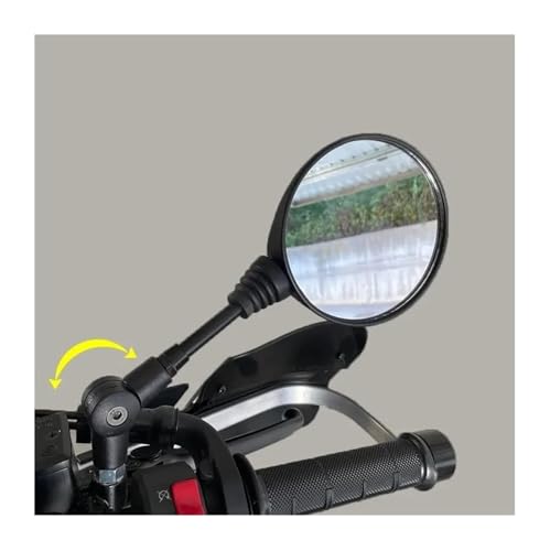 Espejo retrovisor universal de 10mm para rutas urbanas y viajes en moto 4