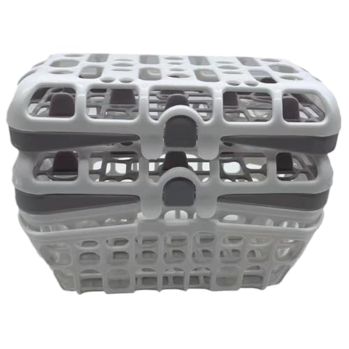 AZIDWERYQ Panier de Lave-Vaisselle pour Articles de bébé, Panier d'évier biberon capacité, Lave-Vaisselle Bouteille écologique pour Les Tout-Petits et Les...