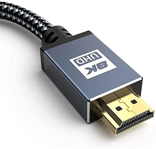 8K HDMI P[u 3M HDMI2.1 Ki 8K@60Hz 4K@120Hz HDMI Cable nCXs[h 48Gbps 7680x4320p  UHD HDR HDCP eARC 3D C[Tlbghdmi P[u - 8K Ή