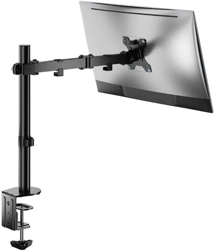 ProperAV Desk Monitor Mount Swing Arm 17" 19" 21" 22" 23" 24" 27" 32" 34" VESA Max 100x100 Height Max 407mm
