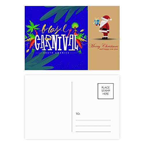 Cartes postales Père Noël lot de 20 Hula Mask South Element correspondance hiver