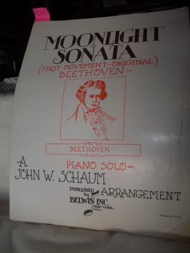 Moonlight Sonata (Piano Solo) B000FEFVNC Book Cover