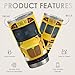 SANDJEST Bus Driver Tumbler - School Bus 20 oz Stainless Steel Double Wall Vacuum Tumblers Coffee Travel Mug - Thermal Cups Birthday, Christmas, Back To School Gifts for Men, Women, Friends, Besties