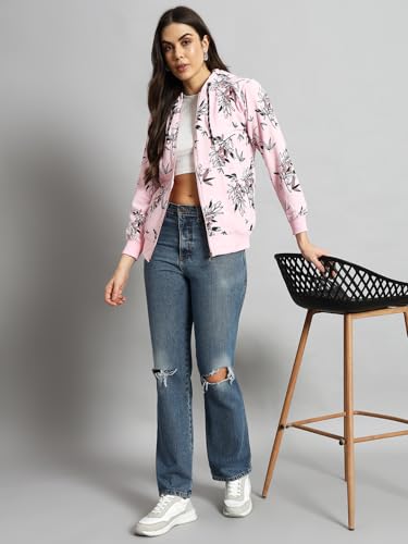 Image of eKools Women's Fleece Fullsleeves Jacket (Flee02)