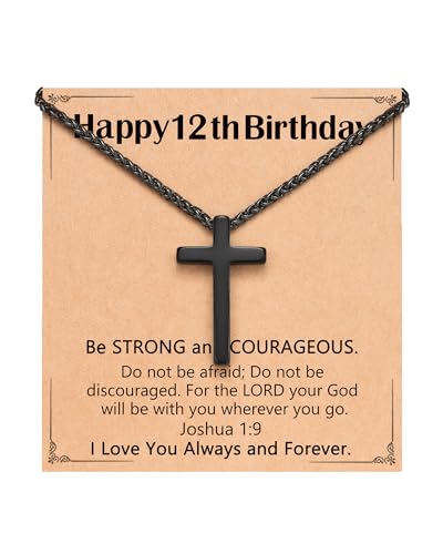 ORISPRE 12 Year Old Boy Gifts, Birthday Gifts for 12 Year Old Boy 12th Birthday Decorations Necklace Ideas