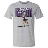 500 LEVEL Sofia Kenin Tennis Shirt (Heather Gray, Small)