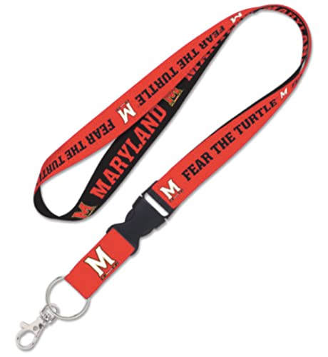 Maryland Terrapins 1 Inch Lanyard with Detachable Buckle