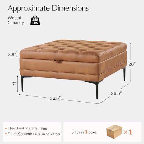 Luxury Velvet Ottoman Storage Bench