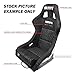 BULL BOOST PERFORMANCE Adjustable Diamond Luxury Racing Lowered Ultra Max Bucket Seat w/Sliders SINGLE RED