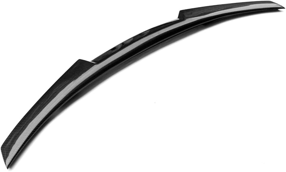 IKON MOTORSPORTS Trunk Spoiler Real Carbon Fiber Compatible with 2012-2020 BMW 3-Series F30 F80, M4 Style Black Spoilers Wing Trunk Boot Lid Deck Lip for 2019 2018 2017 2016 2015 2014 2013
