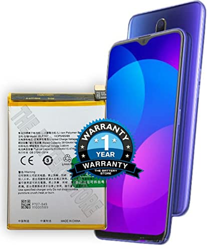Image of THE BATTERY STORE Original replacment Battery for Oppo F11 CPH1913, CPH1911 (BLP707) Battery with 1 Year warrenty and High Capacity Battery Backup (for Oppo F11 CPH1913, CPH1911)
