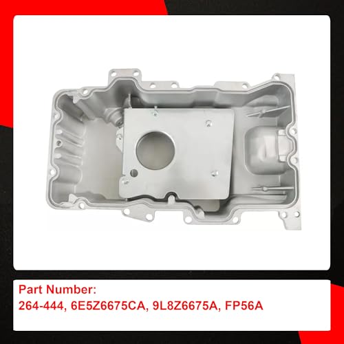 Image of Engine Oil Pan Sump For Ford Escape Fusion Mercury Milan Mariner | Fits Ford Escape 09-12 Fusion 06-12 Mercury Milan 06-11 Mariner 09-11 Lincoln Zephyr 06 Replace 6E5Z6675CA