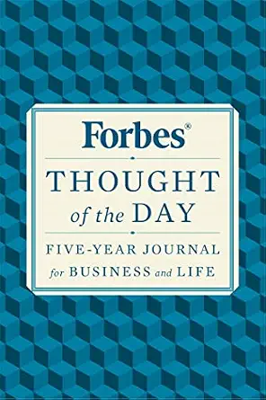 Forbes Thought of the Day: Five-Year Journal for Business and Life