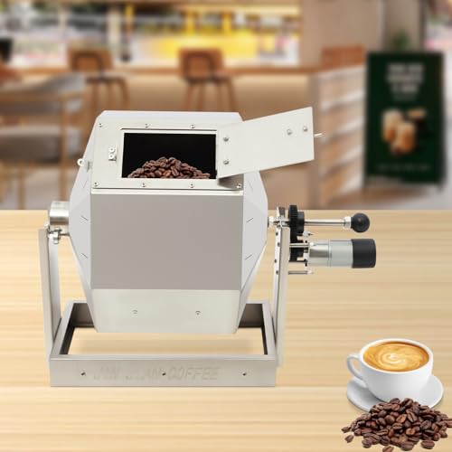 Commercial Coffee Bean Roaster with Stainless Steel Drum