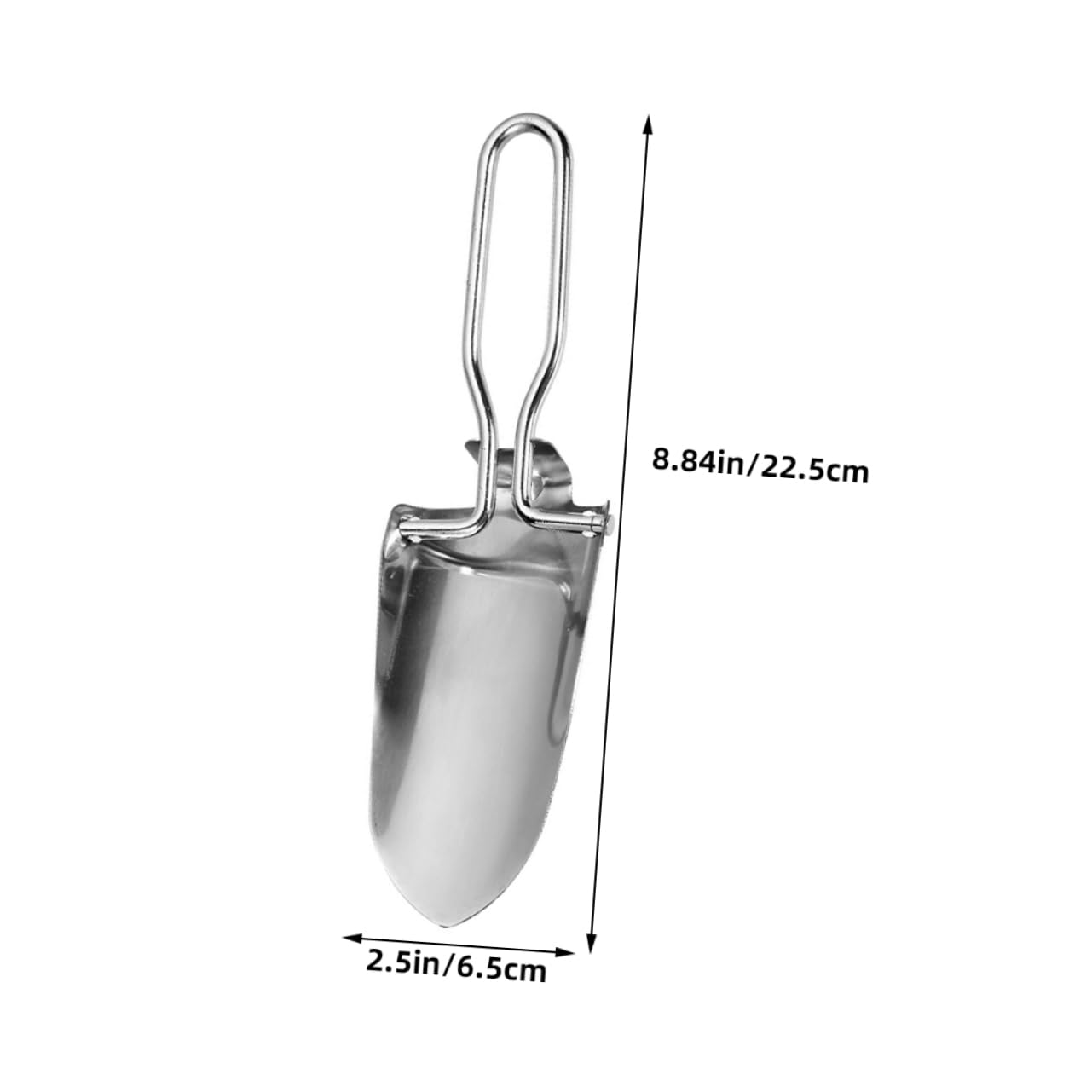 IWOWHERO Multifunctional Portable Folding Shovel for Camping Hiking and Gardening Compact Design with Carrying Bag for Outdoor Tasks and Emergency Situations