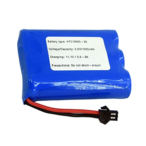 Batería 9,6 V 1500 mAh recargable para coche RC camión carreras y lancha rápida