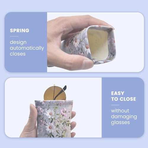 Image of 3pack soft eyeglass cases for women,glasses case,sunglasses case,eye glass case,glasses case multiple pairs