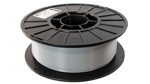 3D Fuel Printer Filament Steel Ingeo PLA 1.75mm 1 kg Spool Dimensional Accuracy +/- 0.05mm, Gray