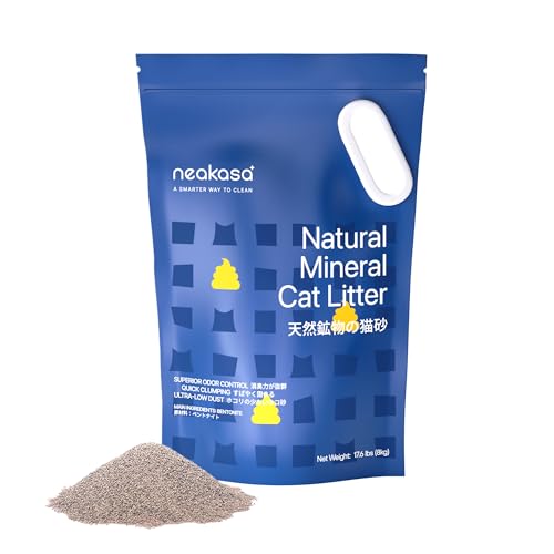 Neakasa Mineral Cat Litter 17.6 lbs / 8 kg for M1 Open-Top Self-C...