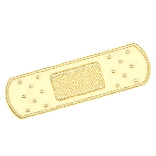 Jpt - Plaster Medical Device Cute Cartoon Embroidered Applique Iron/Sew On Patches Badge Cute Logo Patch On Vest Jacket Shirt Hat Jean Clothing Bag #TOP1