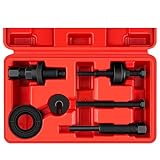 WETT Power Steering Pump Pulley Puller Removal and Installer Tool Set, Professional Automotive Pump Pulley Remover Installer Repair Tool Kit, Compatible with Ford, GM, VW, Chrysler Vehicles