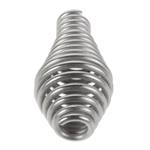 Angoily Mango de Resorte Cónico de Acero Inoxidable para Estufa de Leña, Manija Resistente al Calor para Puerta de Chimenea y Barbacoa, Accesorio de Reemplazo para Estufa de Pellets, 1