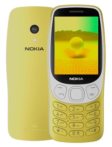 Image of Nokia 3210 4G | All-New Classic Keypad Phone with Dual SIM, YouTube, Scan & Pay UPI, Rear Camera, Wireless FM Radio, MP3 Player, Bluetooth & USB Type C | Y2K Gold