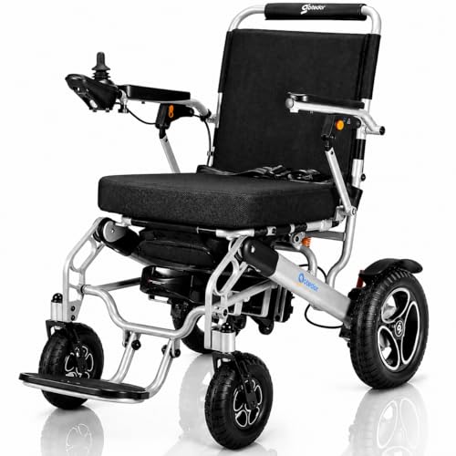 Aotedor Electric Wheelchair with Dual Motors and Batteries