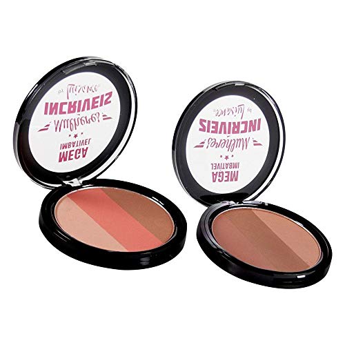 Paleta de Blush Luisance Mega Imbatível Mulheres Incríveis Cor A - 3 Cores - 10g