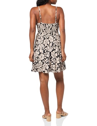 Image of Angie Women's Angie Women's Printed Deep V Smocked Bodice Dress