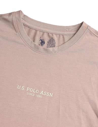 Image of U.S. Polo ASSN. Mens PE006 Supima Cotton Brethable Full Sleeve Lounge T-Shirt