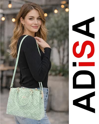 Image of ADISA quilted handbag shoulder bag for women and girls with detachable sling belt (AD4077)