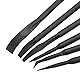 Yctze Pry Bar Kit - 6PCS/Set Doppelendige Hebelstange Hakenset, ABS Kunststoff Schwarz, Zum Entfernen von O-Ring-Dichtungszubeh?r, Demontage-Hebelstange, Montage-Hebelstange