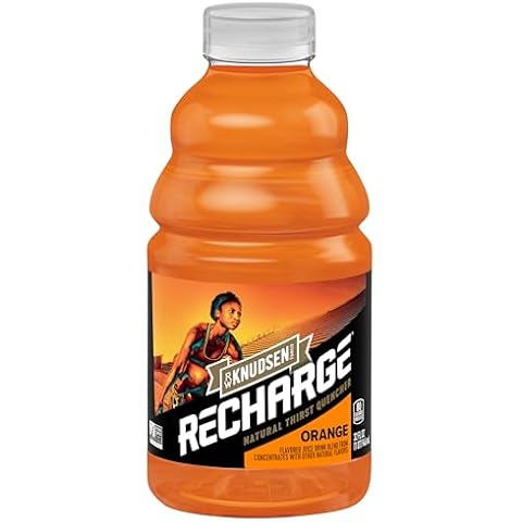 R.W. Knudsen Recharge Orange Sports Drink with Electrolytes, 32 fl oz (Pack of 6) Cover