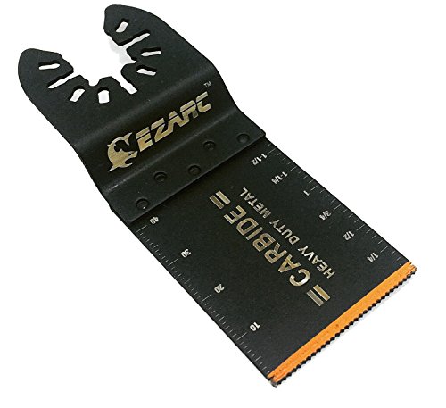 EZARC Carbide Oscillating Tool Blades, Multitool Blades Heary Duty for Hard Material, Metal, Nails. Bolts. Screws, 3-Pack by EZARC - Image 3