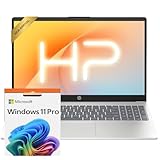 HP 15.6 inch Laptop Computer, 2025/2026 Edition, Intel High-Performance 4 cores N100 CPU, 16GB RAM, 512GB SSD, Long Battery Life, Ultra-Quiet Design, Windows 11 Pro with Microsoft Office