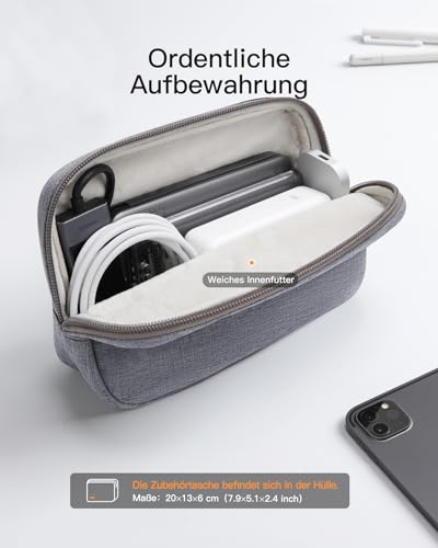 Inateck 360° Schutz Laptoptasche, Kompatibel mit 13 Zoll MacBook Air/Pro – Ansicht 5