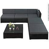 ecksofa leder weiß BEQUEM: komfortable Sitzpolster mit 7 cm dicker Schaumfüllung * Rückenkissen mit 5,5 cm dicker Schaumfüllung * angenehmes Polyrattan