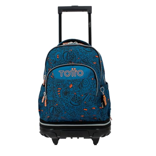 Mochila escolar TOTTO con ruedas desmontables y espaldar ergonómico